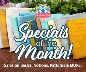 Fat Quarter Shop Specials of the Month