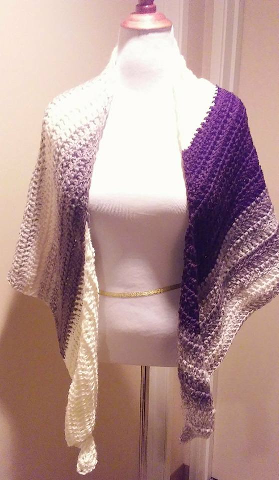 Handmade Crochet Wrap by BellaArt Creatives