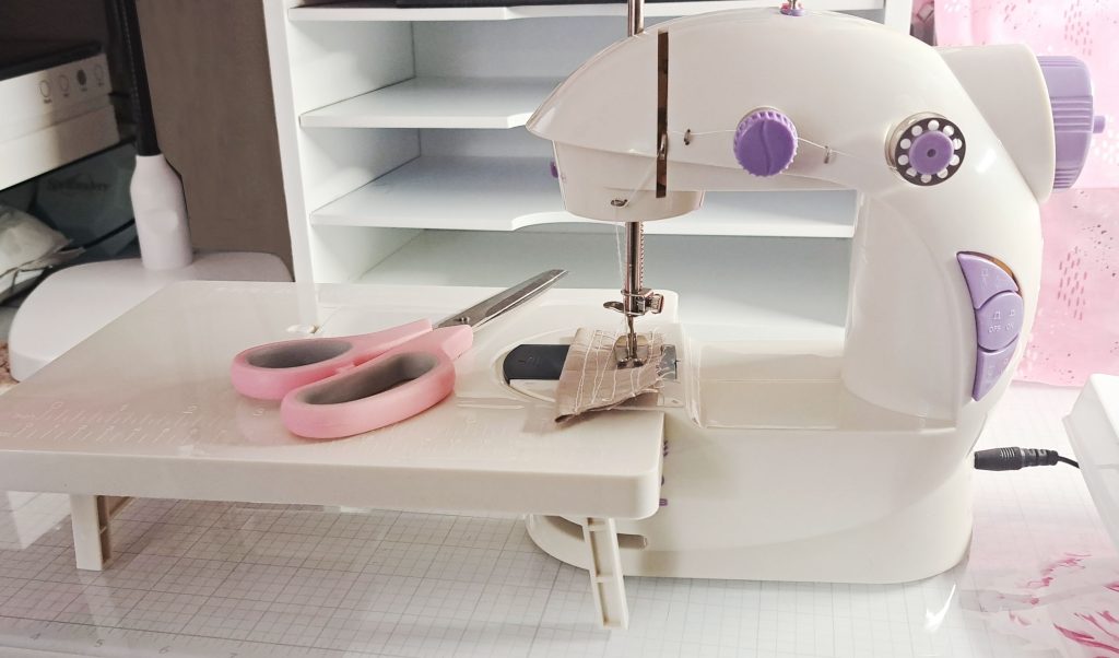 Varmax Mini Sewing Machine on my Craft Table