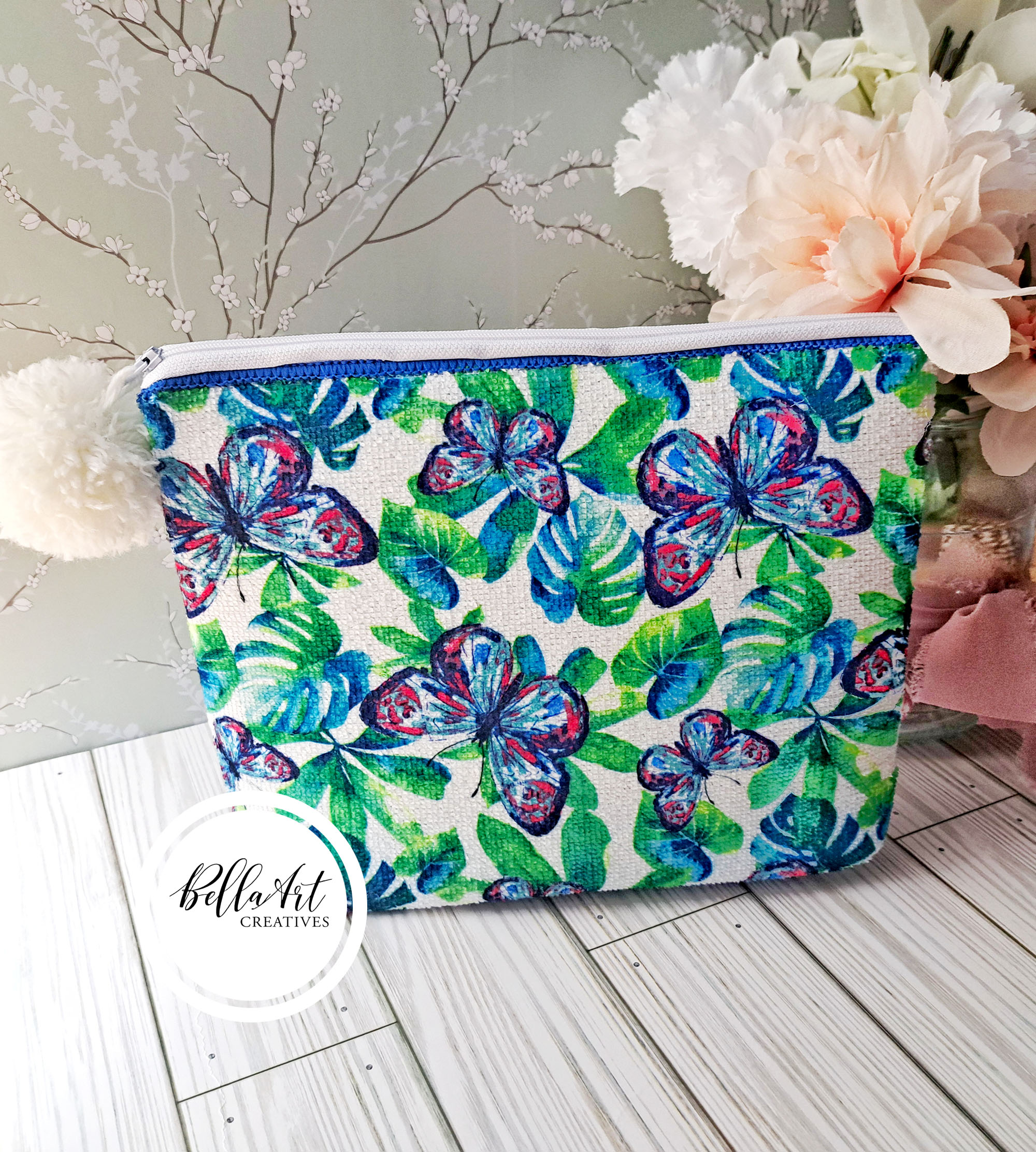 Easy Zipper Pouch with Dollar Tree Dish Drying Mat ~ BellaArt Creatives