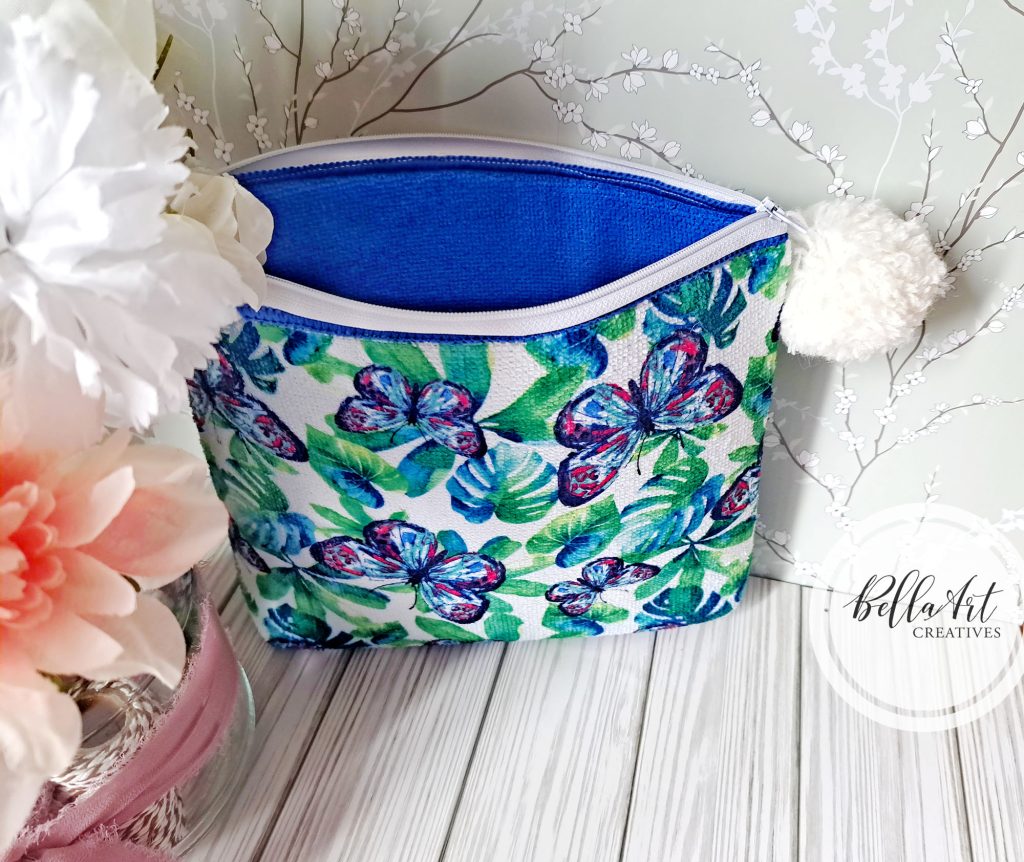 Easy Zipper Pouch with Dollar Tree Dish Drying Mat ~ BellaArt Creatives