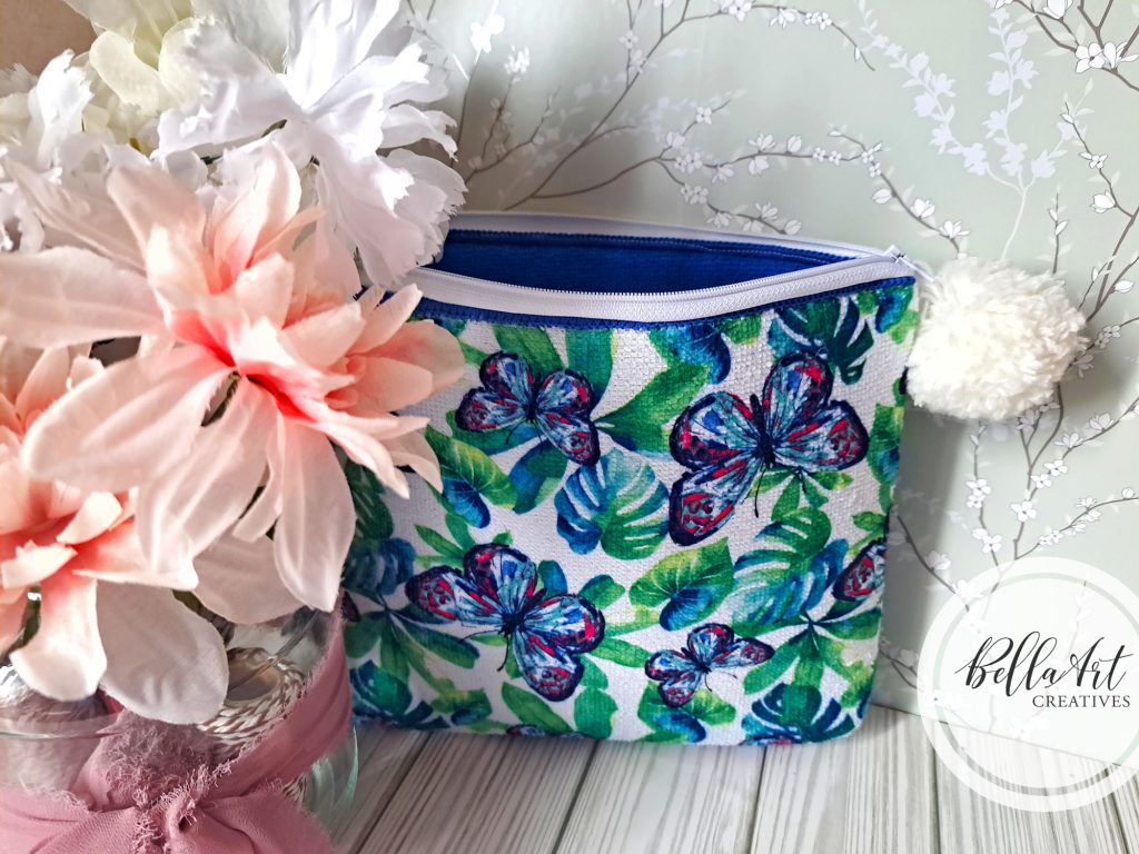 Easy Zipper Pouch with Dollar Tree Dish Drying Mat ~ BellaArt Creatives