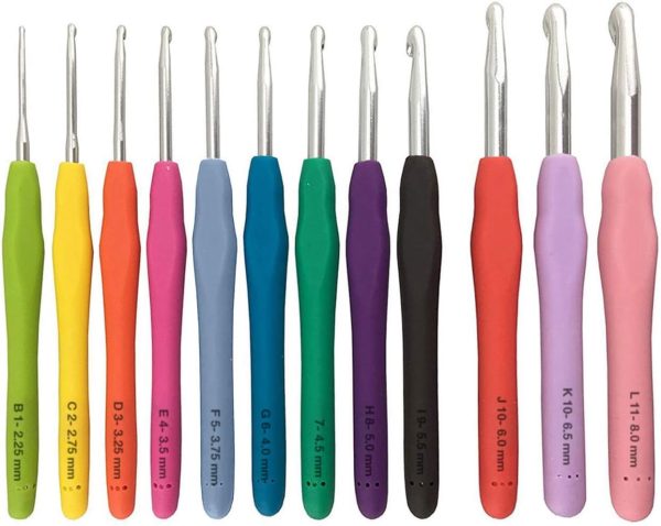 Craftee Extra long Crochet 12-set