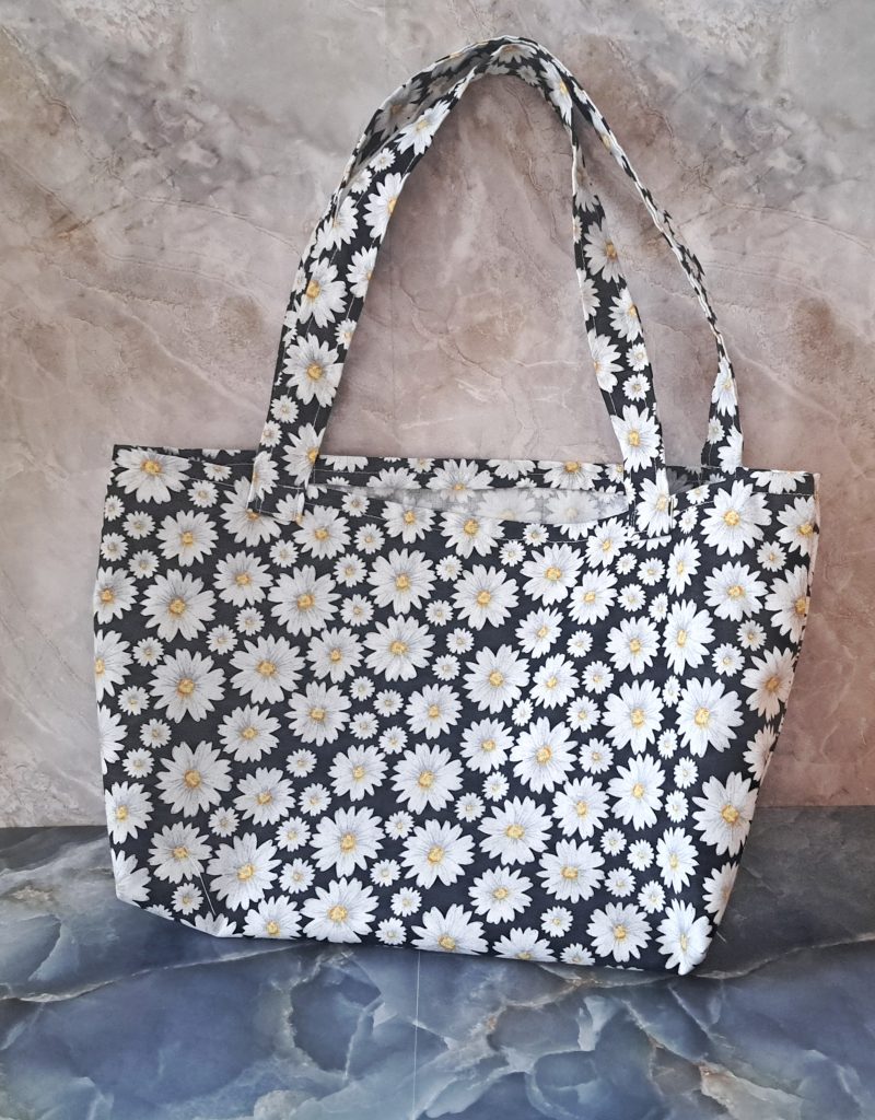 My Last Tote Bag made with the Sew Mighty Portable Sewing Machine