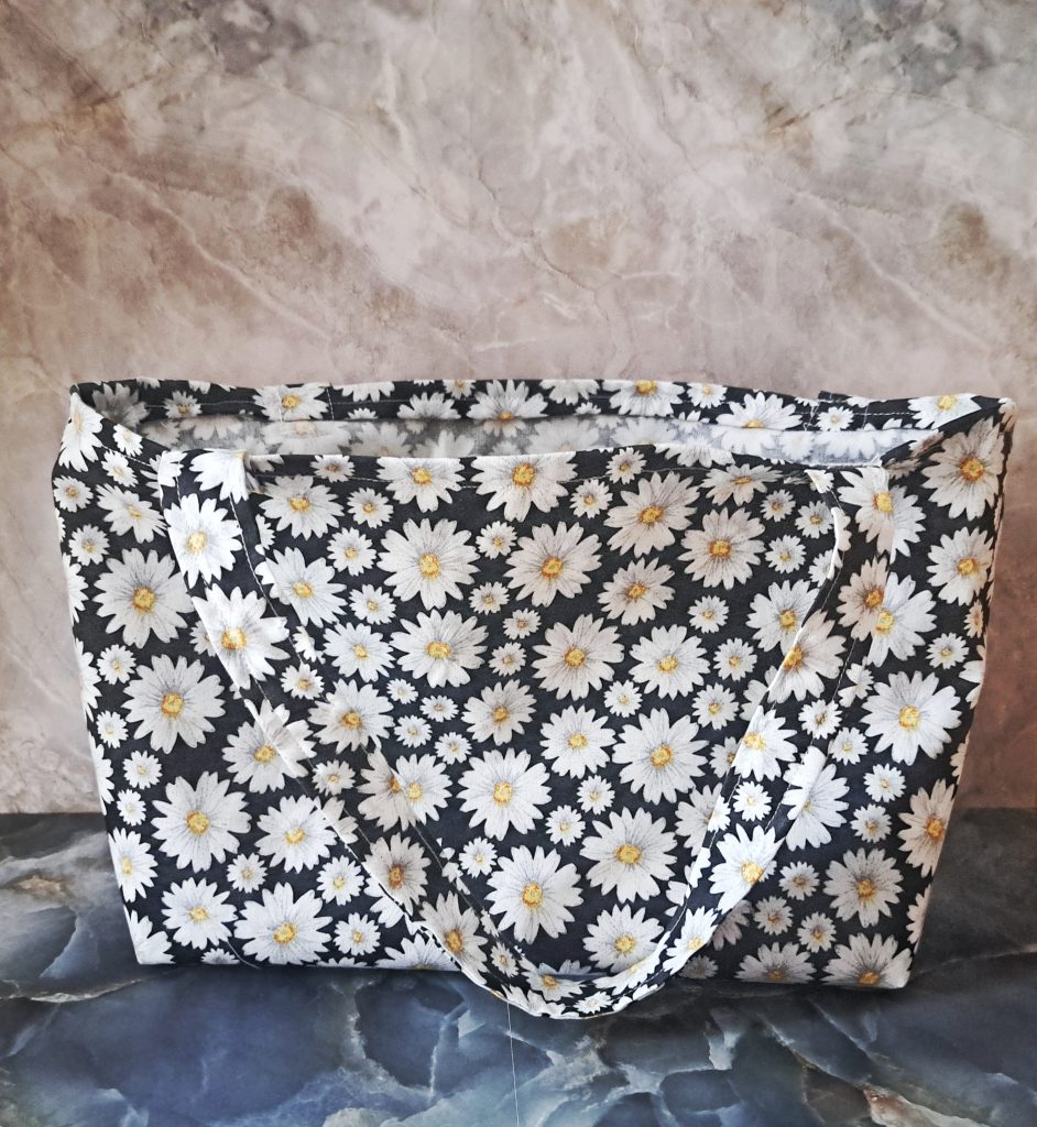 My Last Tote Bag made with the Sew Mighty Portable Sewing Machine